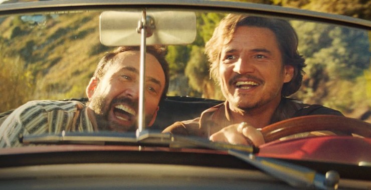 Nicholas Cage in car
